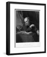 The Astronomer, 19th Century-R Bell-Framed Giclee Print