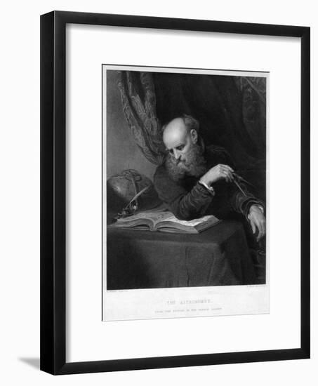 The Astronomer, 19th Century-R Bell-Framed Giclee Print