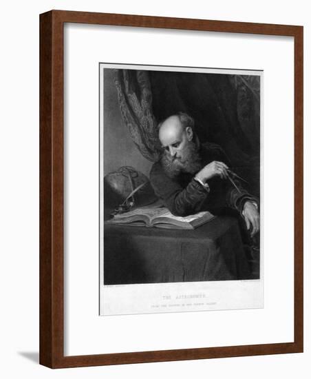 The Astronomer, 19th Century-R Bell-Framed Giclee Print
