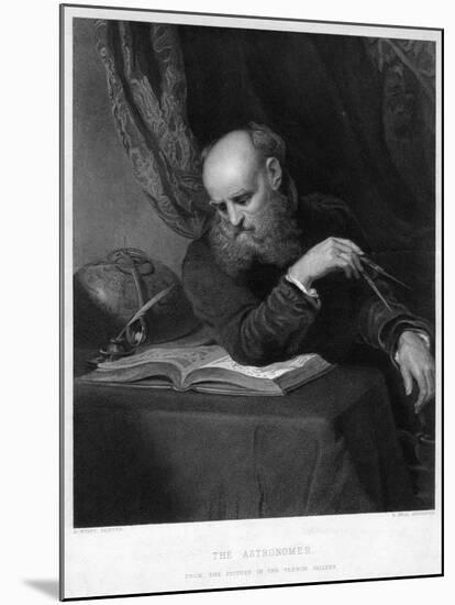 The Astronomer, 19th Century-R Bell-Mounted Giclee Print