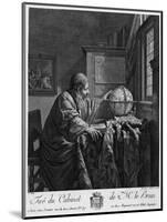 The Astronomer Engraving-null-Mounted Giclee Print