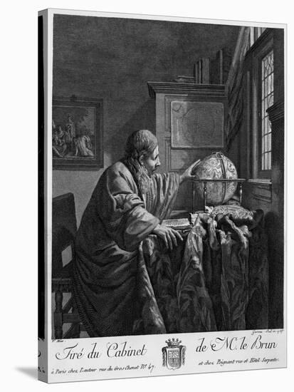 The Astronomer Engraving-null-Stretched Canvas