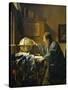 The Astronomer-Johannes Vermeer-Stretched Canvas