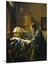 The Astronomer-Johannes Vermeer-Stretched Canvas