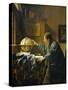 The Astronomer-Johannes Vermeer-Stretched Canvas