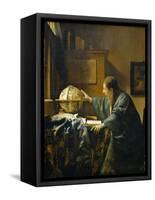 The Astronomer-Johannes Vermeer-Framed Stretched Canvas