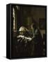 The Astronomer-Johannes Vermeer-Framed Stretched Canvas