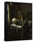 The Astronomer-Johannes Vermeer-Framed Stretched Canvas