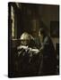 The Astronomer-Johannes Vermeer-Stretched Canvas