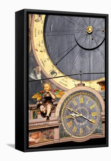 The Astronomical Clock Inside Strasbourg Cathedral, Strasbourg, Bas-Rhin, Alsace, France, Europe-Julian Elliott-Framed Stretched Canvas