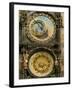The Astronomical Clock, Prague, Czech Republic-Russell Young-Framed Premium Photographic Print