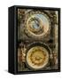 The Astronomical Clock, Prague, Czech Republic-Russell Young-Framed Stretched Canvas