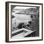 The Aswan Dam as Seen from the Philae Temple, Egypt, 1905-Underwood & Underwood-Framed Photographic Print