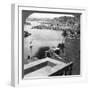 The Aswan Dam as Seen from the Philae Temple, Egypt, 1905-Underwood & Underwood-Framed Photographic Print
