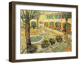 The Asylum Garden at Arles, c.1889-Vincent van Gogh-Framed Giclee Print