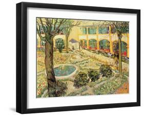 The Asylum Garden at Arles, c.1889-Vincent van Gogh-Framed Giclee Print