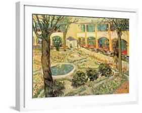 The Asylum Garden at Arles, c.1889-Vincent van Gogh-Framed Giclee Print