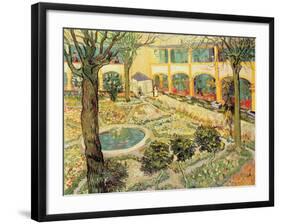 The Asylum Garden at Arles, c.1889-Vincent van Gogh-Framed Giclee Print