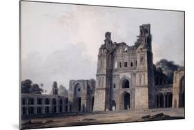 The Atala Mosque, Jaunpur, Uttar Pradesh, (Pencil, Pen and Black Ink, W/C)-Thomas & William Daniell-Mounted Giclee Print