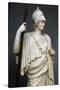 The Athena Giustiniani. Roman Copy of a Greek Statue of Pallas Athena. 2nd Century. Detail-null-Stretched Canvas