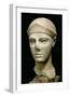 The Athena of Aegina, Wearing a Helmet, Head of a Statue, Greek, Aeginetan, circa 460 BC-null-Framed Giclee Print