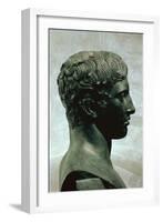 The Athenian Apollo, Lateral View, by Polykleitos-null-Framed Giclee Print