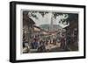 The Athens Bazaar Market in the Early 19Th Century-Stefano Bianchetti-Framed Giclee Print