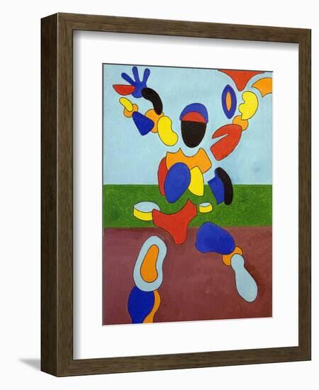 The Athlete, Disintegrating at the Moment of His Triumph, 2007-Jan Groneberg-Framed Giclee Print