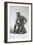 The Athlete, Modeled 1901, Cast by Alexis Rudier (1874-1952), 1925 (Bronze)-Auguste Rodin-Framed Giclee Print