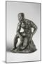 The Athlete, Modeled 1901, Cast by Alexis Rudier (1874-1952), 1925 (Bronze)-Auguste Rodin-Mounted Giclee Print