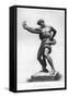 The Athlete Wrestling with a Python, C1880-1882-A Gilbert-Framed Stretched Canvas