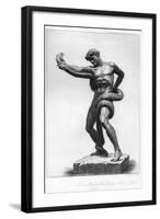 The Athlete Wrestling with a Python, C1880-1882-A Gilbert-Framed Giclee Print