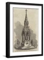 The Athole Memorial Fountain, Dunkeld, Perthshire-null-Framed Giclee Print