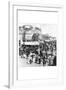 The Atlantic City Boardwalk-B.w. Kilburn-Framed Art Print