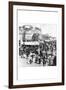 The Atlantic City Boardwalk-B.w. Kilburn-Framed Art Print