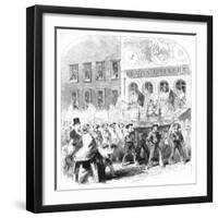 The Atlantic Telegraph Cable, Parade, C1858-null-Framed Giclee Print