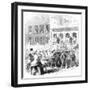 The Atlantic Telegraph Cable, Parade, C1858-null-Framed Giclee Print