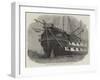 The Atlantic Telegraph Cable, Stern of HMS Agamemnon-Edwin Weedon-Framed Giclee Print