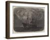 The Atlantic Telegraph Expedition, the Albany Buoying the Bight of the Cable of 1865-null-Framed Giclee Print