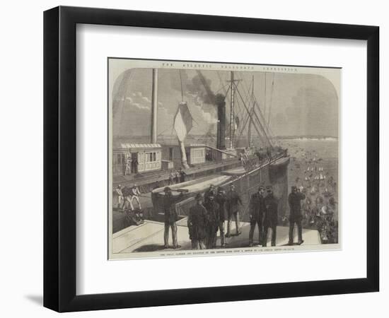 The Atlantic Telegraph Expedition, the Great Eastern Off Brighton on Her Return Home-null-Framed Giclee Print