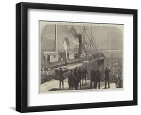 The Atlantic Telegraph Expedition, the Great Eastern Off Brighton on Her Return Home-null-Framed Giclee Print