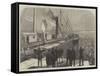 The Atlantic Telegraph Expedition, the Great Eastern Off Brighton on Her Return Home-null-Framed Stretched Canvas