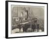 The Atlantic Telegraph Expedition, the Great Eastern Off Brighton on Her Return Home-null-Framed Giclee Print