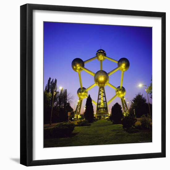 The Atomium, Brussels, Belgium-Roy Rainford-Framed Photographic Print