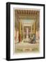 The Atrium, or Court of House in Pompeii, Restored to its Former Glory-null-Framed Art Print