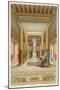 The Atrium, or Court of House in Pompeii, Restored to its Former Glory-null-Mounted Art Print