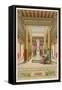 The Atrium, or Court of House in Pompeii, Restored to its Former Glory-null-Framed Stretched Canvas