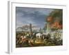 The Attack and Taking of Ratisbon, 23rd April 1809, 1810-Charles Thevenin-Framed Giclee Print