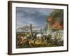 The Attack and Taking of Ratisbon, 23rd April 1809, 1810-Charles Thevenin-Framed Giclee Print