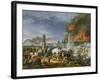 The Attack and Taking of Ratisbon, 23rd April 1809, 1810-Charles Thevenin-Framed Giclee Print